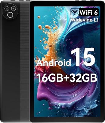Tablet 10.1 Inch 16GB ROM (1TB TF) 32GB ROM WIFI Android15 Bluetooth Dual Camera