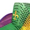 Sequin Cowboy Hat for Women Men Decoration Photo Props Novelty Funny Mardi Gras Hat for Rave Nightclub Cosplay Celebration Party