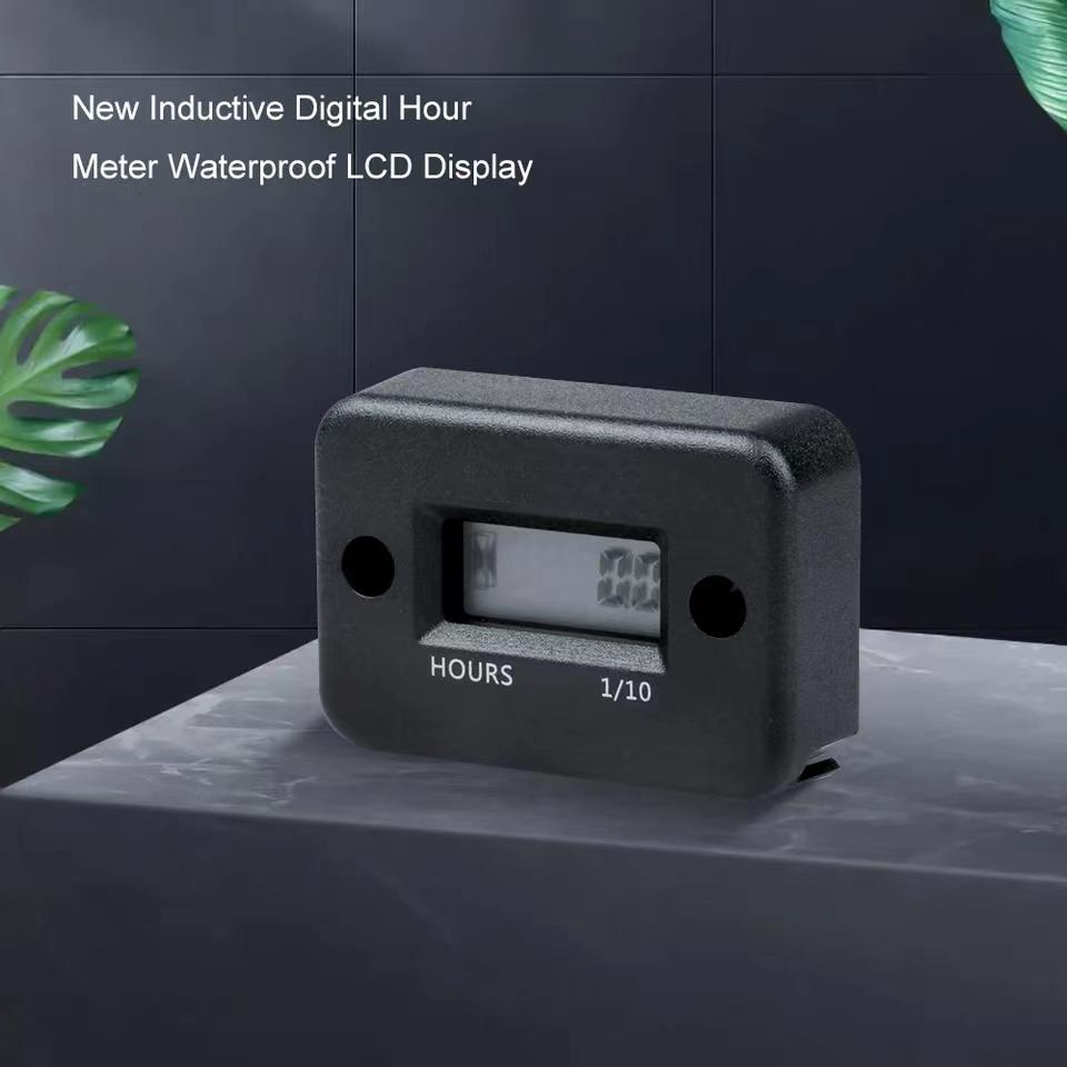 Digital Lcd Accumulator Timer Motor Waterproof Display for Bicycle Motorcycle Atv Snowmobile Marine Boat Ski Dirt Gas Engine