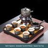 Automatic Ceramic Kung Fu Tea Set for Home: Teapot, Cups, Canister, Tray