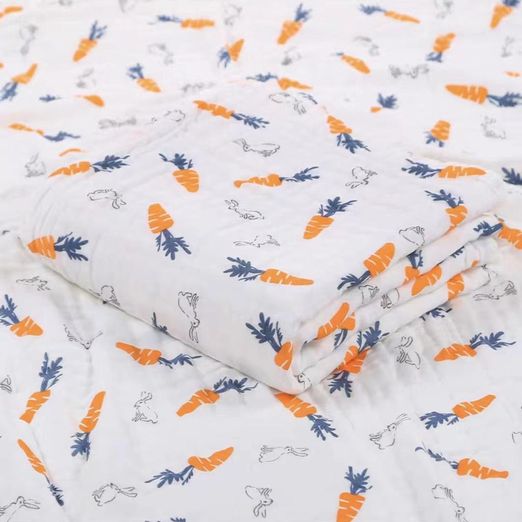 Baby Gauze Bath Towels Cloth Comfortable Anti-Pilling 4-Layer Gauze Newborn Blanket Baby Swaddle Wrap