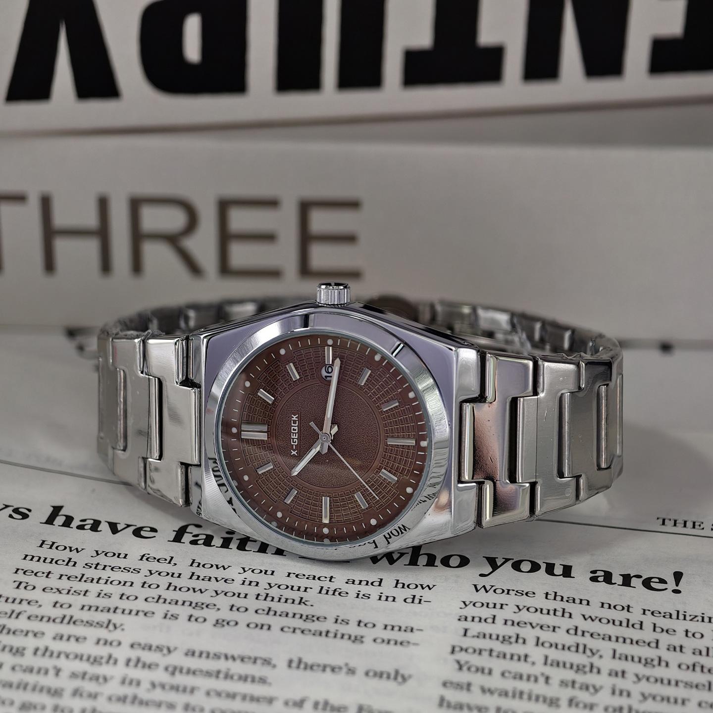 Fashion Simple Calendar High Sense Temperament Taste Luminous Men S Watch High Value Quartz Tide