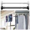 1Pcs No Punch Nail-free Telescoplc Clothing Rod  for Bedroom Curtain Wardrobe Closet
