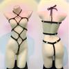 Lingerie da Donna Hot Sexy a Rete Senza Cavallo Body Corda Bondage Accessorio Cosplay Uniforme Biancheria Intima Gioco di Ruolo Costumi di Halloween