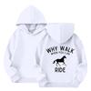 Children's Casual Round Neck Printed Pullover Long-sleeved Hooded Sweatshirt Top