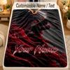 Flannel BlanketTokyo Ghoul Custom Name Text Personalized Soft Warm Throw Blanket Home Decor Gift