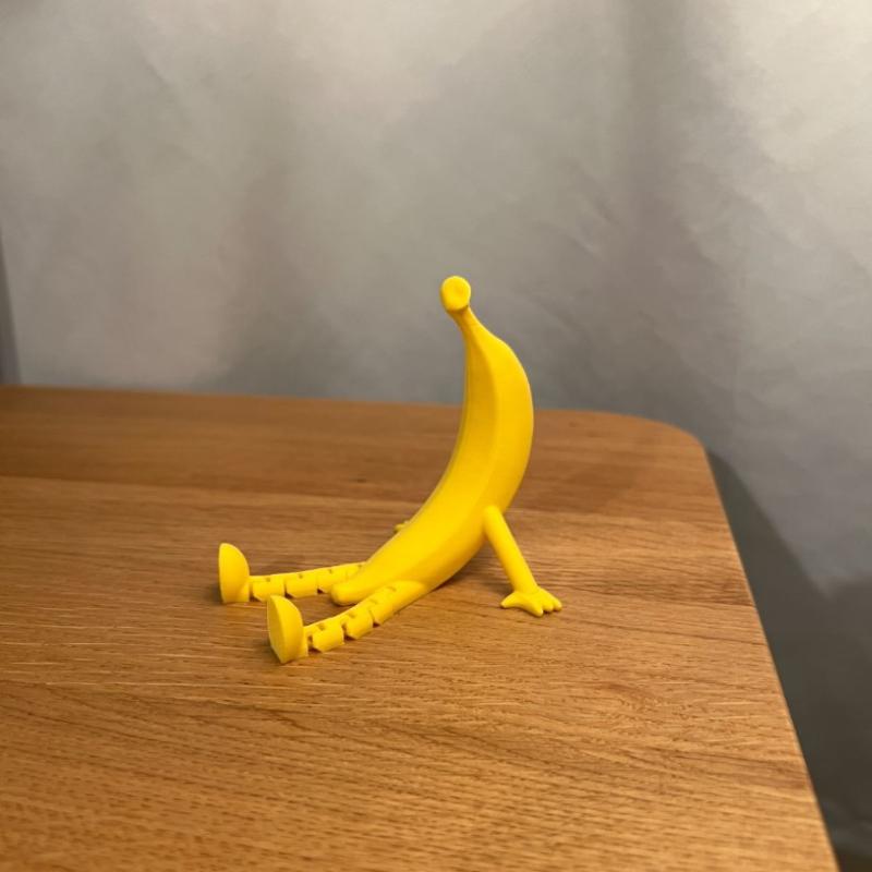 Creative 3D Printed Banana Plastics Sculpture For Garden Decortion Fun Home Decortions Handmade Artwork Desktop Ornaments Crafts