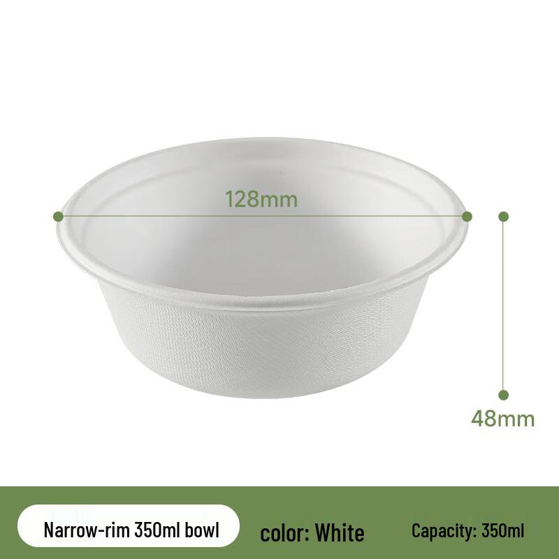 Yudefeng Biodegradable Sugarcane Pulp Disposable Bowl