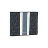 MICHAEL KORS Coated Canvas Wallet Mens Blue 36H1LGFF1B-ADMIRAL