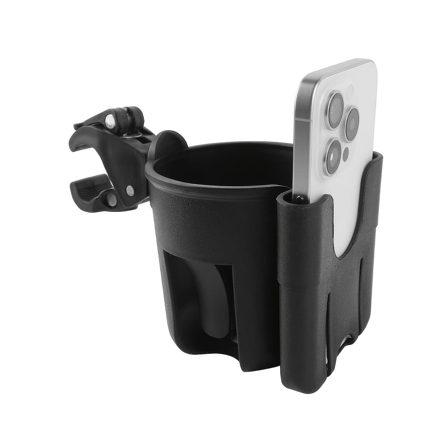 2-in-1 Universal Phone & Cup Holder for Motorcycles, Strollers, and Cars