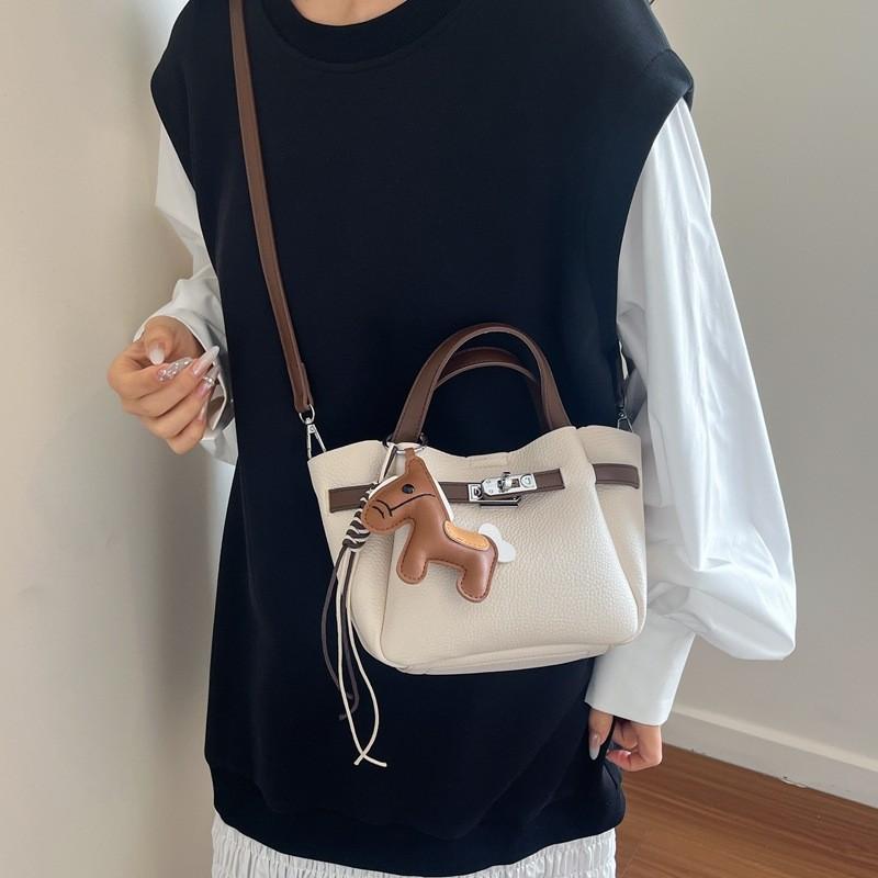 Urban Minimalist Pu Small Bucket Bag For Daily Use