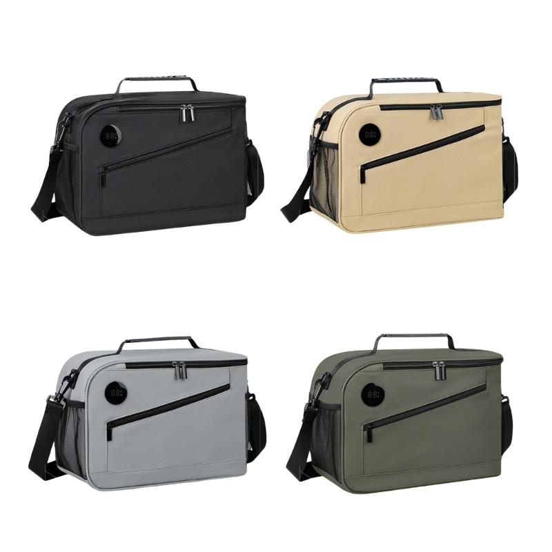 Scrubbable PVC Insulated Meal Bag With Digital Function For Students Teachers