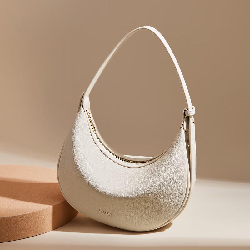FOXER Women's Light Luxury Crescent Shoulder Bag