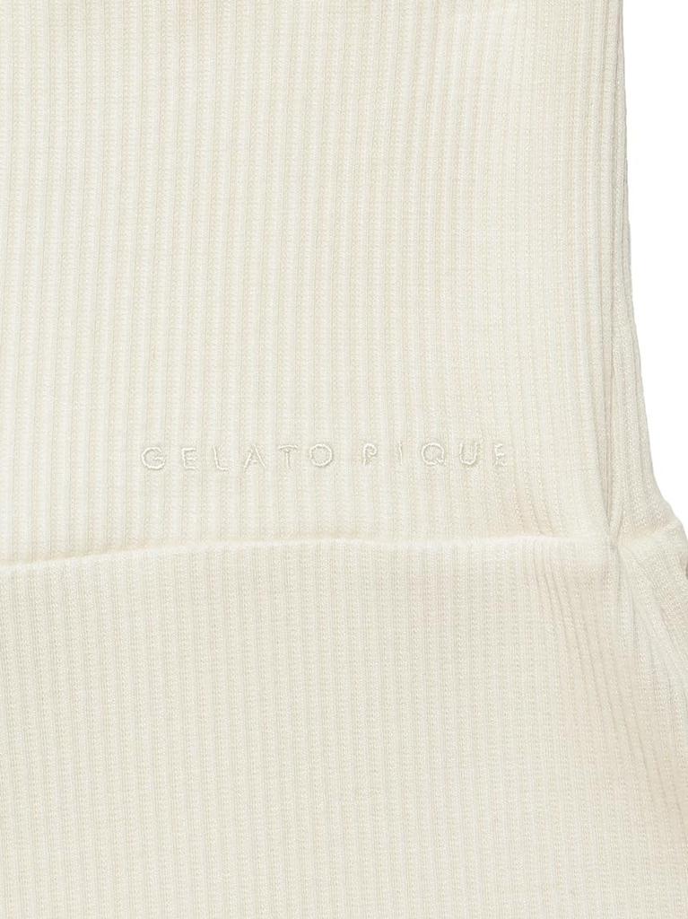 Gelato Pique Basic Ribbed Inner Pants PWCP249077 Free Size Women's White/White,