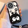 Xiaomi 17 Pro Black & White Little Coal Ball Phone Case: High-End, Full Coverage, Drop-Proof Protection.