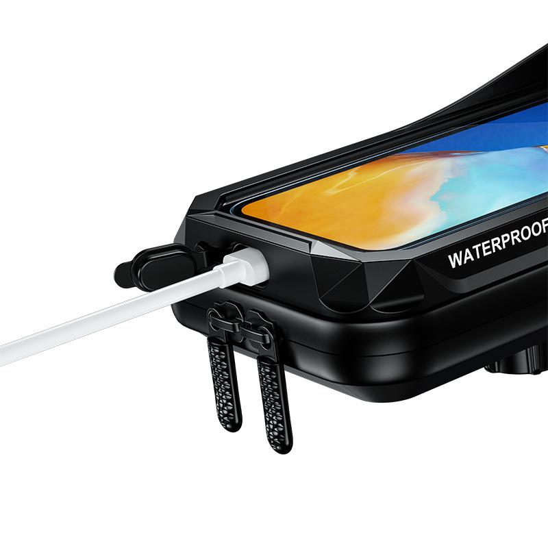 Waterproof Bike Phone Mount Bag Touch Screen Bicycle Handlebar Phone Holder Case For Cycling