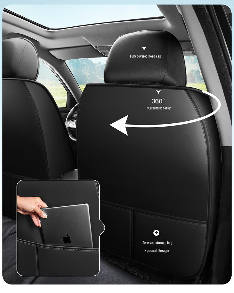 Faux Leather Car Seat Covers for Bluebird Sylphy Classic, Qashqai, Tiida Sun