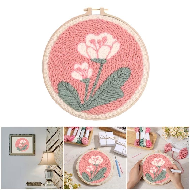 Suministros para Manualidades con Punch Needle Con Tela de Algodón Suave Ideal Para Relajación Y Concentración