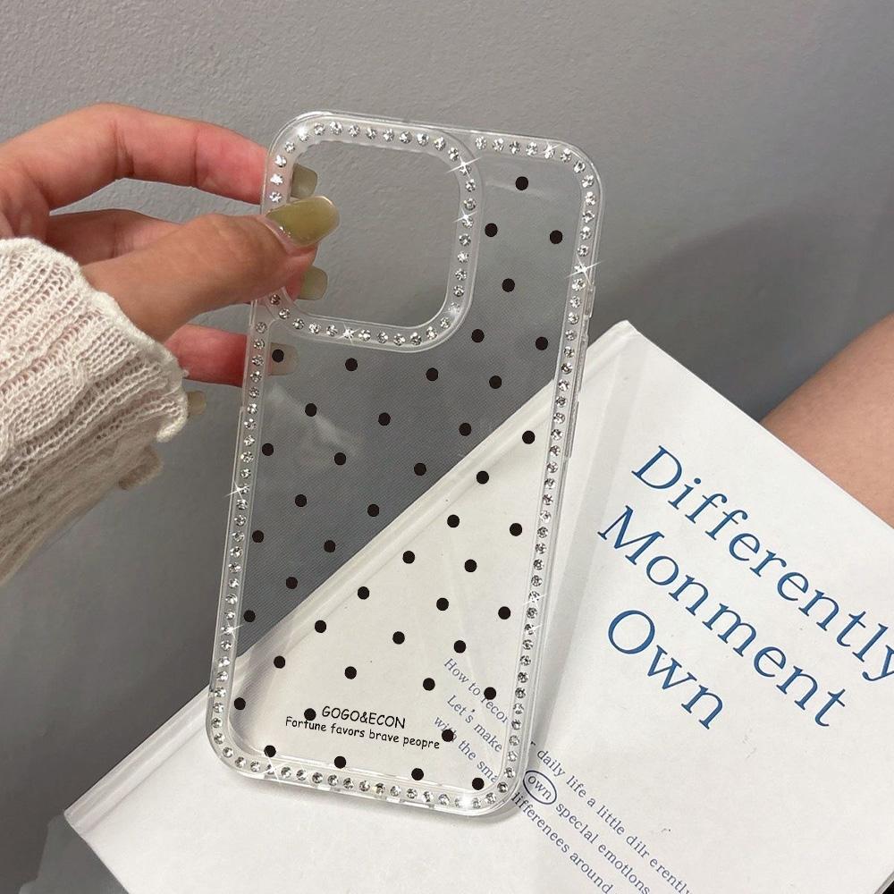 Bracelet Chain Phone Case For iPhone 17 16 15 13 14 for 17Air 17 12 14 16 Pro 17 14 16 Pro Max Sparking Diamond Cute Pattern Hard Cover With Lanyard