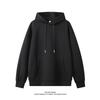 Schweres 330g Kapuzensweatshirt für Herren Im Herbst Neu Imitation Chinesische Baumwolle Einfarbige Lockere Schulterfrei Vielseitiges Strukturiertes Oberteil