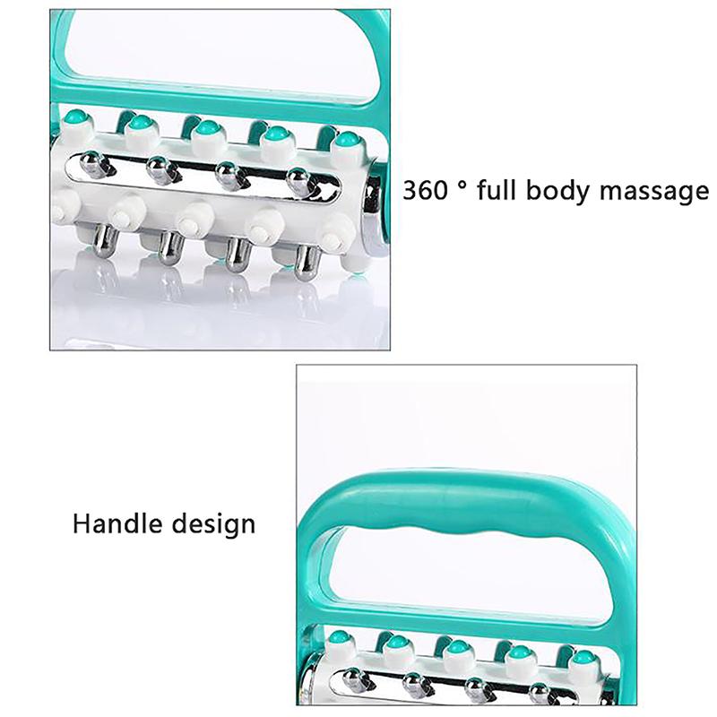 Cellulite Massager Roller Handle Fat Press Lymphatic Drainage Massager Body Muscle Massage Roller Myofascial Release Fitness