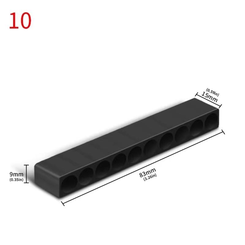 1/4 Driver Accessory Enclosure 6.35mm Bit Storage Card Hexagonal Shank Screwdriver Bit Soft Case For Easy Identification