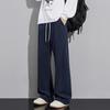 WRPCE Men's Retro Loose Fit Straight-Leg Sweatpants