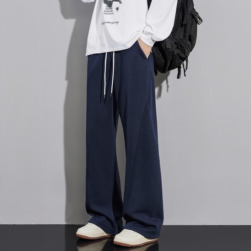 WRPCE Men s Retro Loose Fit Straight-Leg Sweatpants 2XL