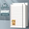 Minimalist Flip Coil Notebook B5/A5 - Thick College/Postgraduate English Record Book