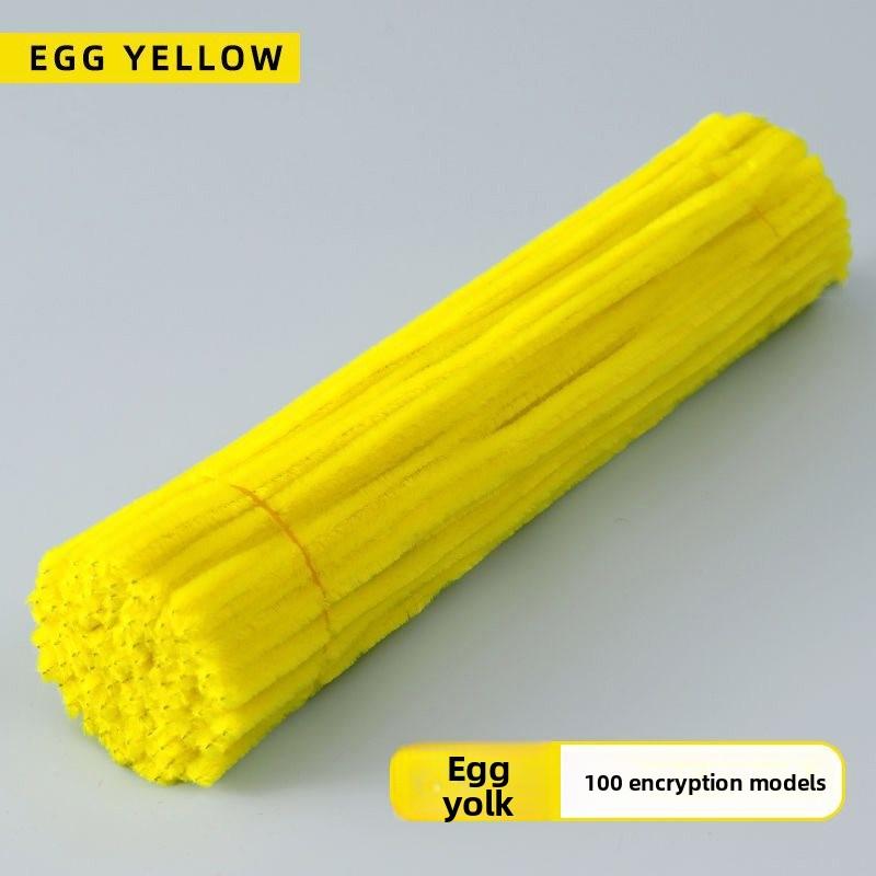 Chenille Stems Stick Cleaners Kids Educational Toys Handmade Colorful Chenille Stems Pipe for DIY Craft Supplies