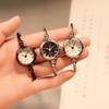 New Luxury Fashion Silver Bangle Bracelet for Women Watches Stainless Steel Retro Ladies Quartz Wristwatches Small Clock
