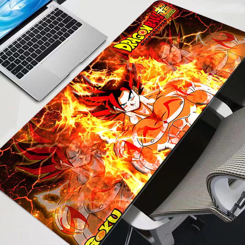 DBZ Mouse Pad Large Dragon Ball Z PC Computer Gamer Kawaii Gaming Accessories Mousepad Keyboard Desk Mat Carpet Table