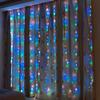 Guirlandes Lumineuses LED à Piles 3Mx1M/2M/3M USB Guirlande Lumineuse Décoration de Rideau de Maison pour Noël Mariage Fête Nouvel An