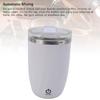 380ML Automatic Stirring Coffee Mug 304 Stainless Steel Auto Magnetic Coffee Cup Electric Mixing Mug for Home Office Gym