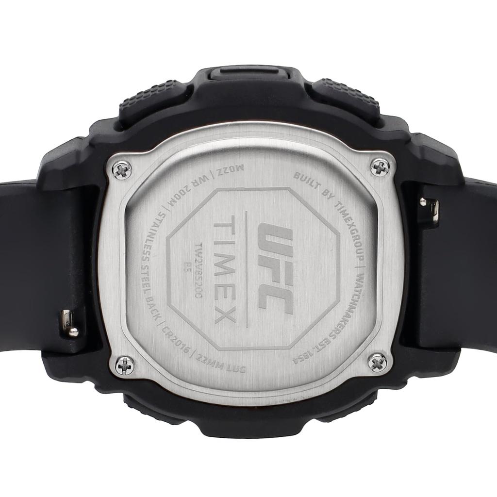 TIMEX UFC Watch Quartz 3ATM Plastic Black Dial TW2V85200 Men's