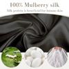 Soft Sleeping Mask Eyepatch Mulberry Silk Nap Sleep Mask Blocking Light Eyemask  for Travel & Nap