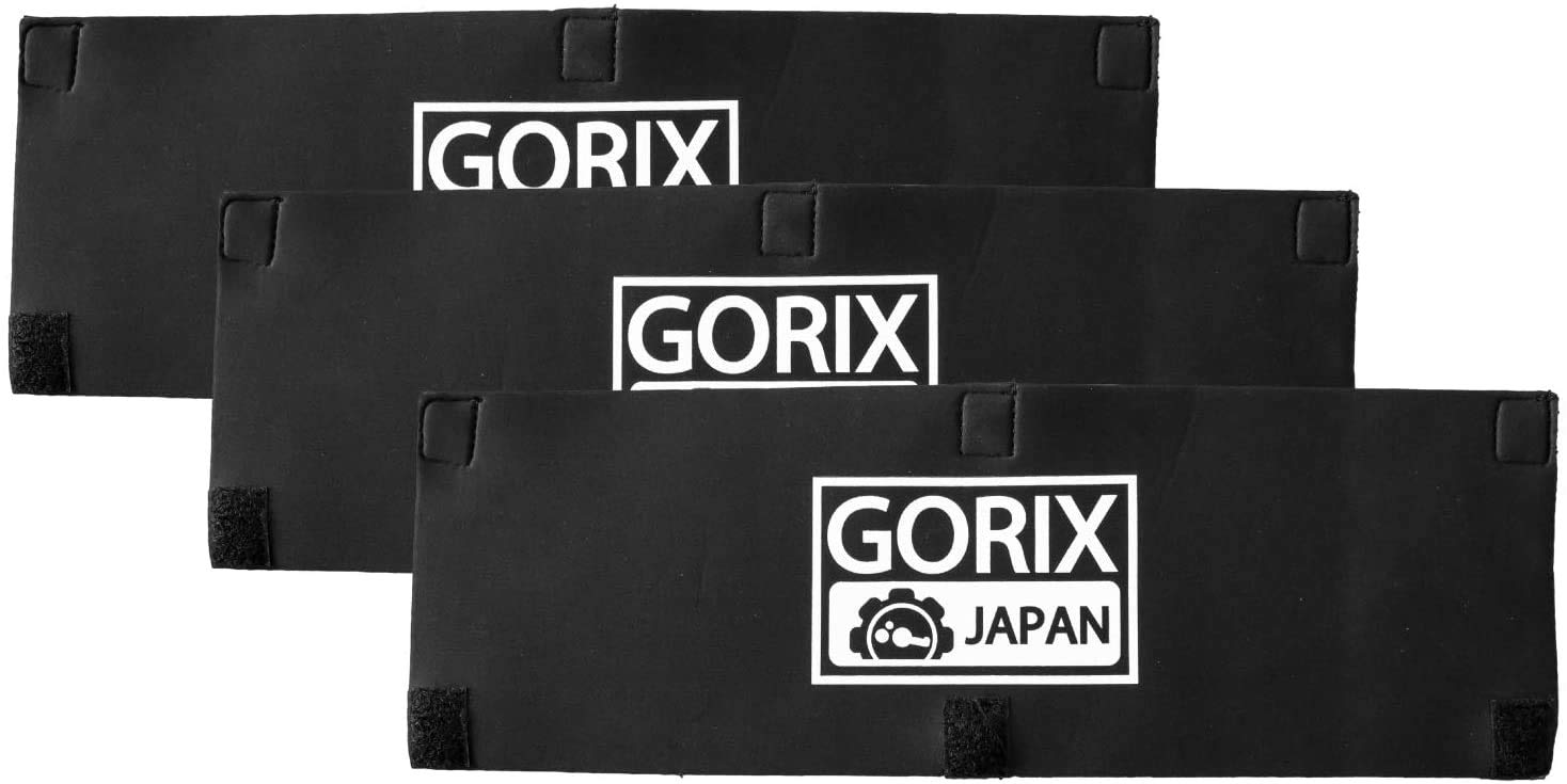 

Комплект чехлов на раму велосипеда GORIX Для транспортировки и хранения велосипедов и защиты рам от царапин 3 штуки (новый) чёрный