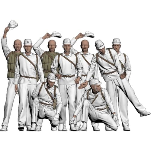 

Triumph Model 1/72 Japanese Mechanic Figure 1 (20 Figures) 3D Printer Kit TRFF72003A