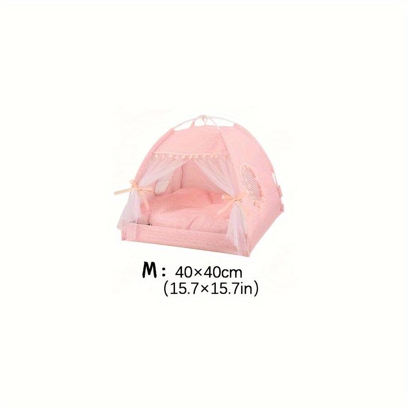 

Лежак для кошки с розовым цветочным узором 1 шт. M