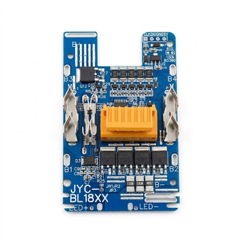 Bms Pcba For 18V Li-Ion Battery Case Balance Charging Circuit Board Lithium Ion Batteries Pack Bl1830 Bl1860 Bl1890