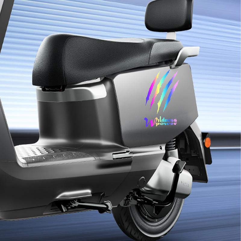 Car Reflective Decal Car Auto Body Sticker Adhesive Colorful Reflective Decal Auto Exterior Decoration Accessories For Vehicle