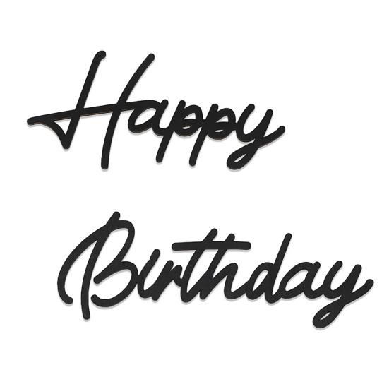 Happy Birthday Wooden Sign Reusable Happy Birthday Letters Sign for Balloon Arch Backdrop Wall Decoration Photo Prop