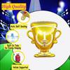 8 Pcs Soccer Balloons Set World Champion Trophy Balloon for Soccer Birthday Game Day Party Team Victory Celebration Sports Theme