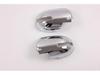 Fits 2013-16 Mitsubishi Outlander: ABS Chrome Rearview Mirror Cover Decorative Part.