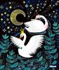 Bornelund Avenir Scratch Art Stained Glass Box, Swan, Ages 6 and Up, AN191434