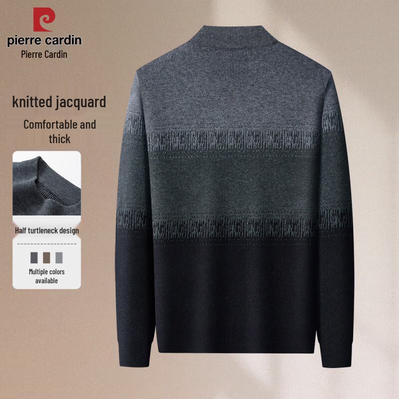 Pierre Cardin Men's Autumn Winter Thick Knit Pullover Sweater