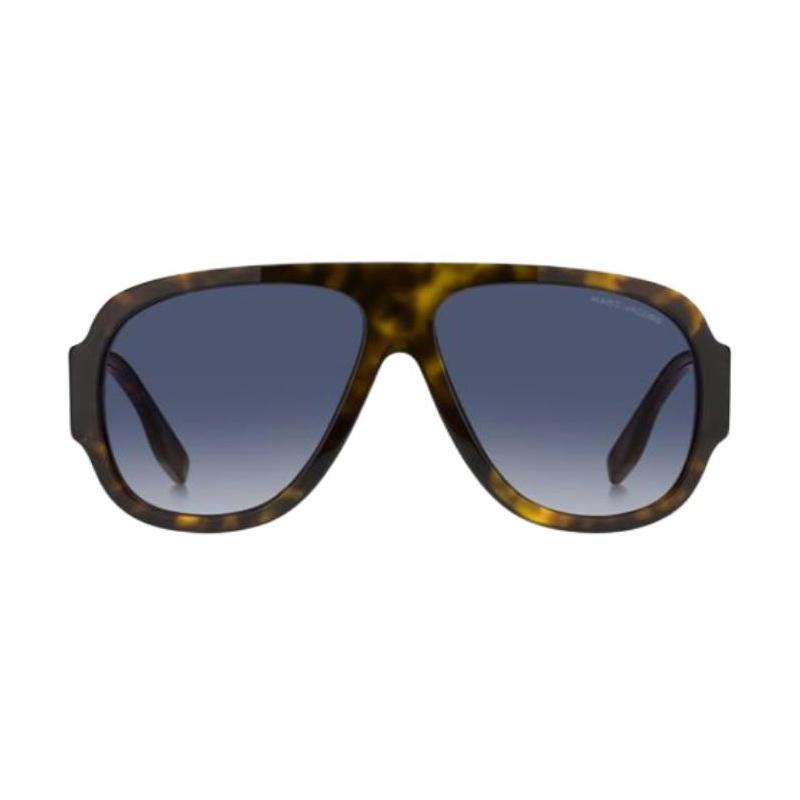 Marc Jacobs Brand Logo Acetate Aviator Sunglasses Men s Multicolor MARC843S08 коричневый