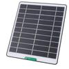 5W Solar Panel Charger Solar Charger with Type C Port for Security Camera Doorbell Outdoor Indoor Use Black