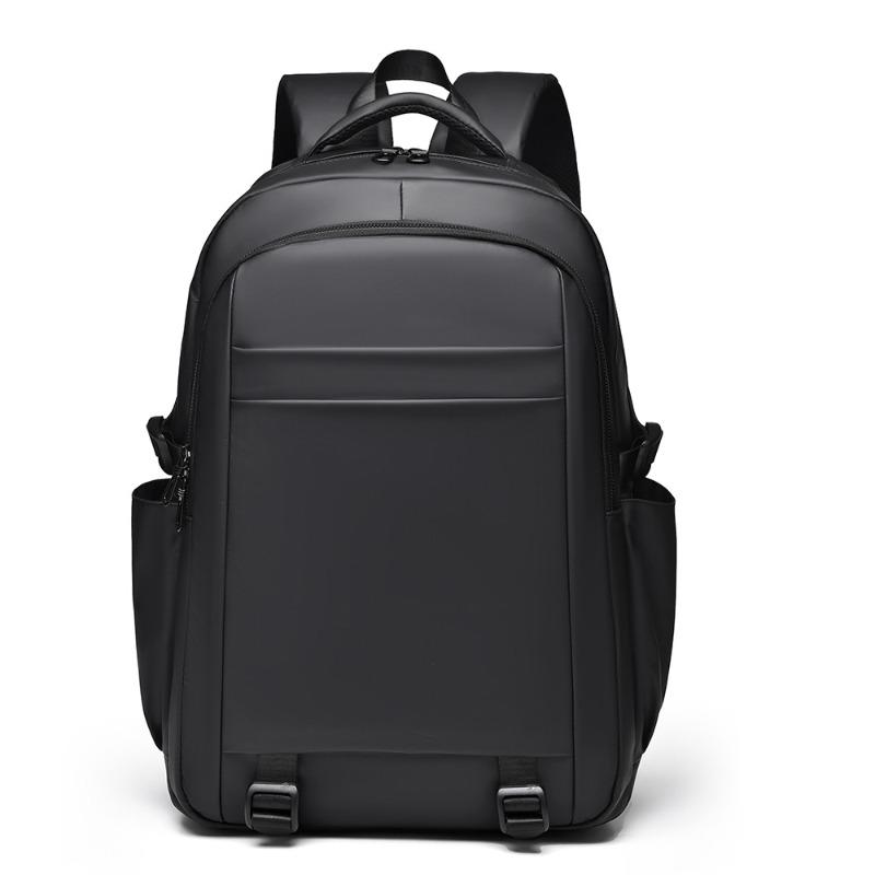 

Повседневный рюкзак Мужской деловой рюкзак для поездок Простой компьютерный рюкзак большой вместимости Школьный рюкзак для студента чёрный