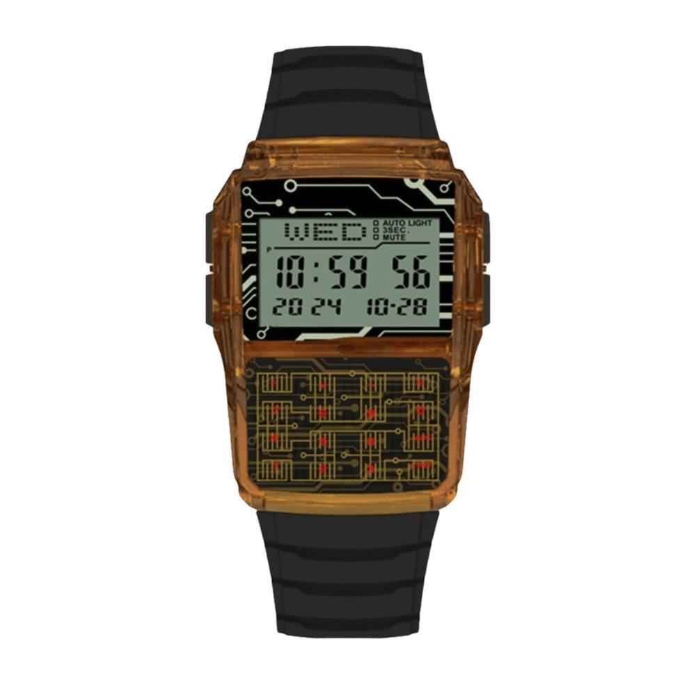 Multifunctional Computer Watch Waterproof Digital Watch Retro Electronic Watch Women